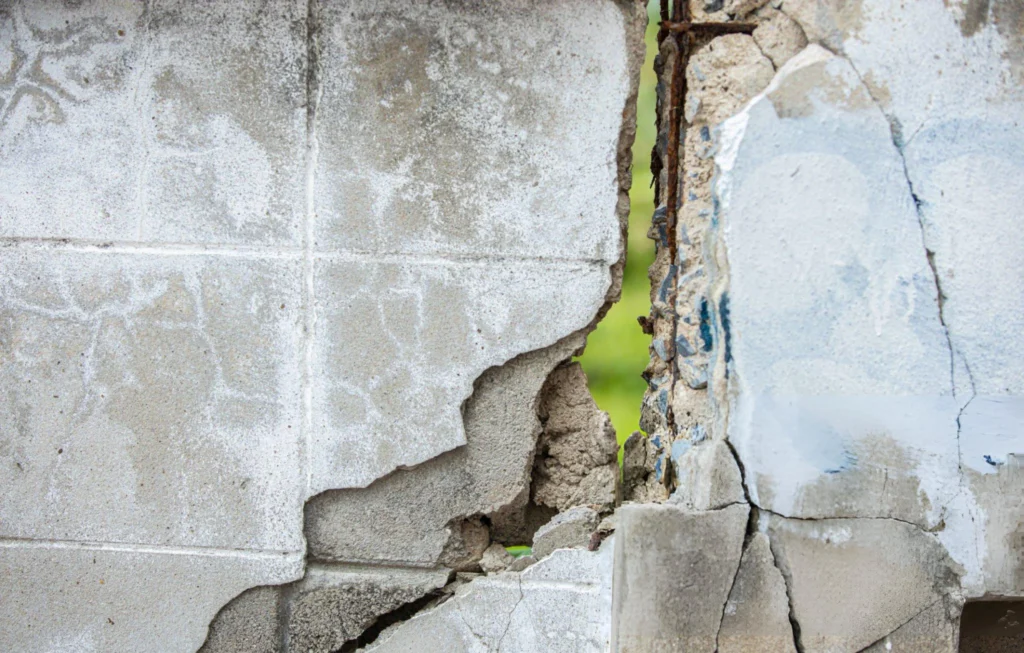 cracked wall structural repair baxter tn
