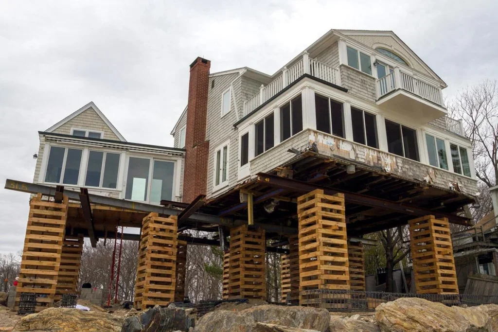 elevated pilings or stilts foundation repair baxter tn